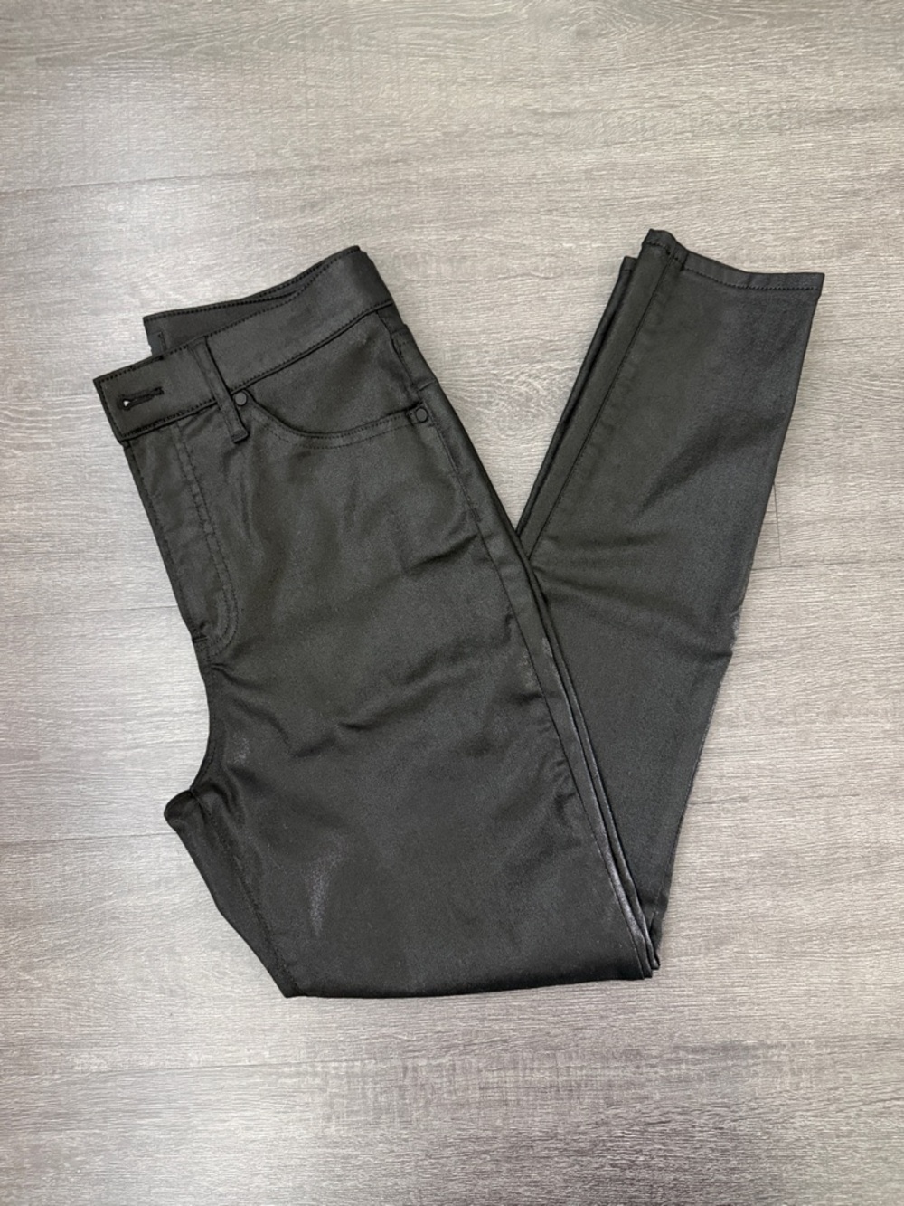 Express Women's Skinny Jeans - Black Coated